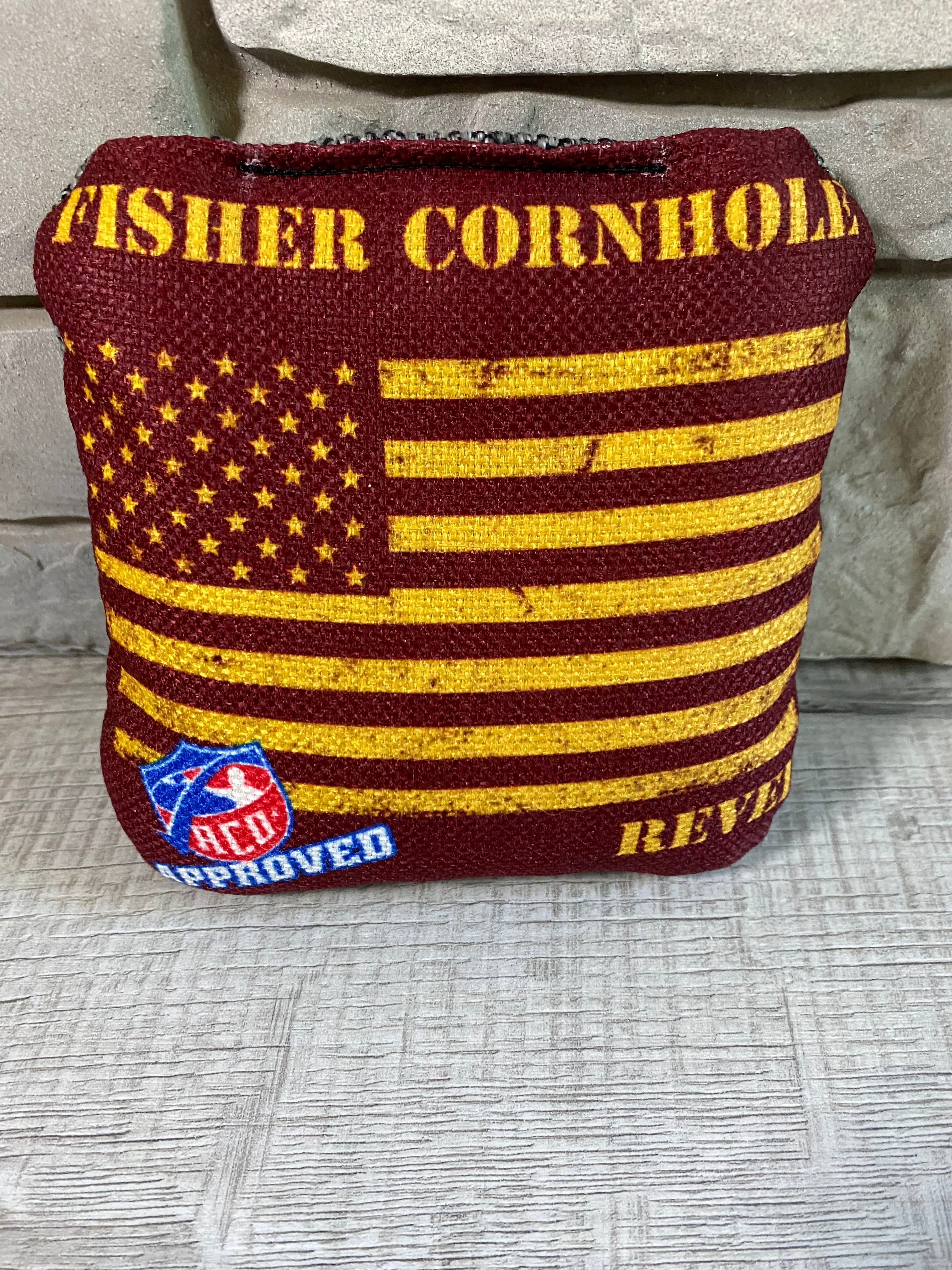 Maroon/Yellow flag Revel-ACO