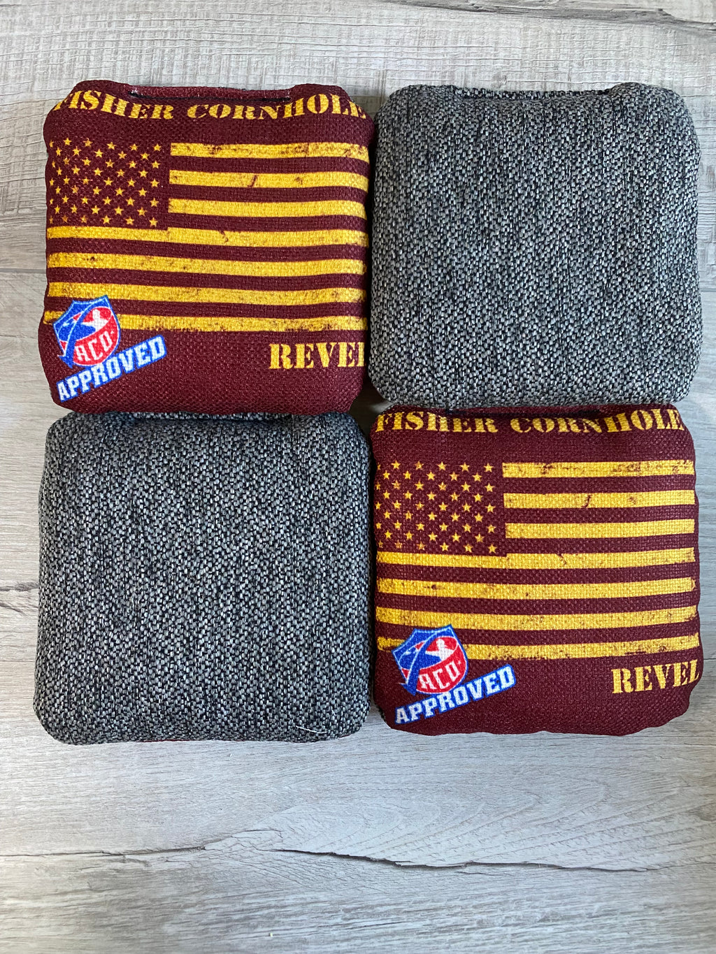 Maroon/Yellow flag Revel-ACO