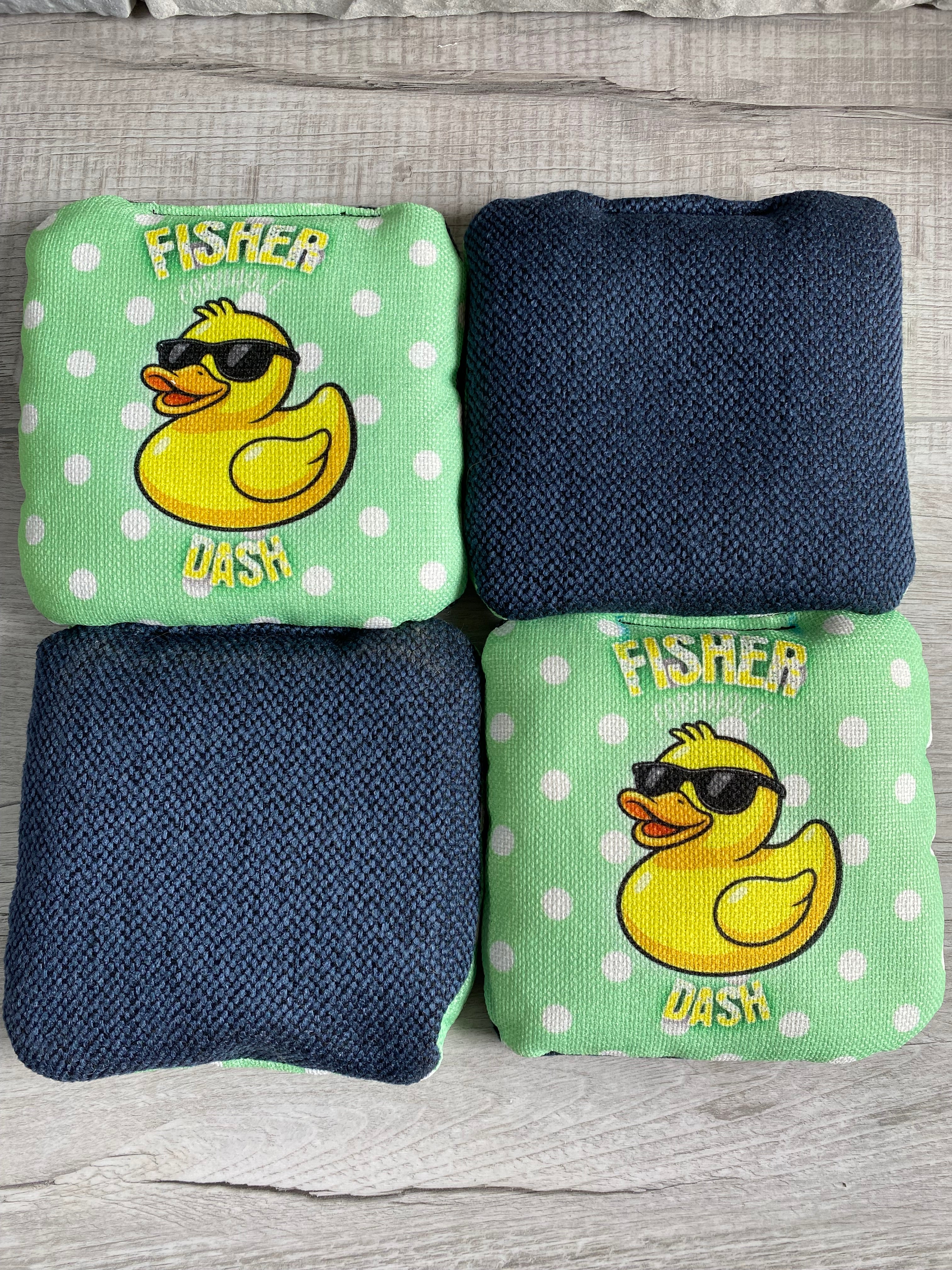 Dash Bags-Green Ducks
