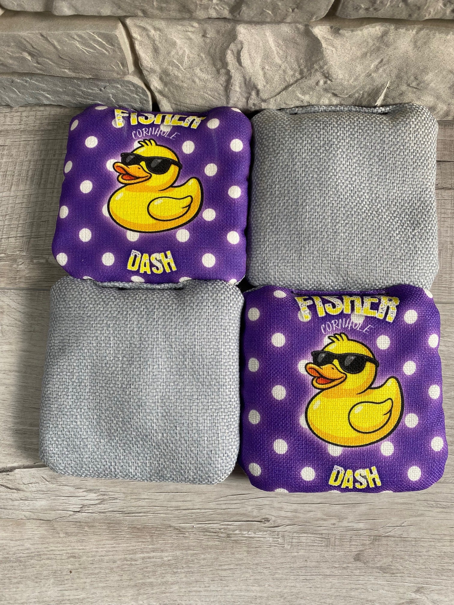 Dash bag-Purple Ducks