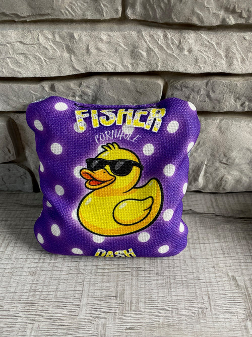 Dash bag-Purple Ducks